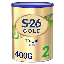 إس 26 جولد 2 لبن متابعة للأطفال 400 جم
